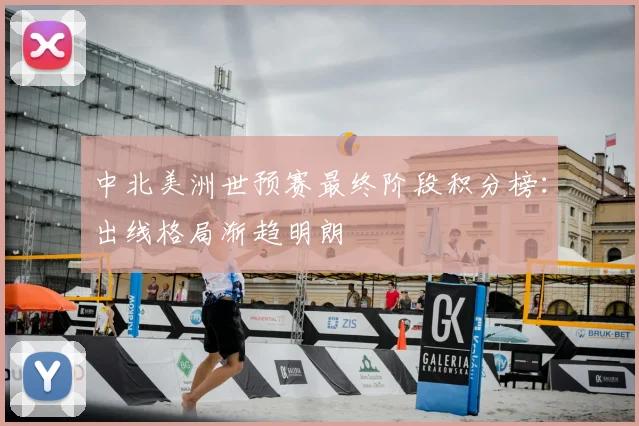 中北美洲世预赛最终阶段积分榜:出线格局渐趋明朗