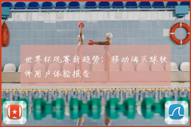 世界杯观赛新趋势:移动端买球软件用户体验报告